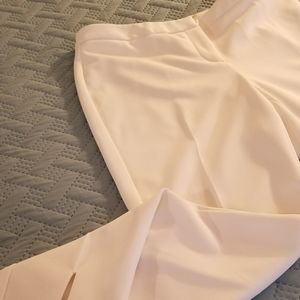 Calvin Klein Fully Lined Off-White Slacks. Size 4.
